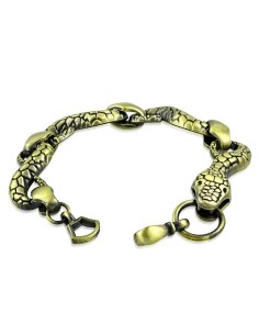Bracelet serpent bronze modèle Buzziate