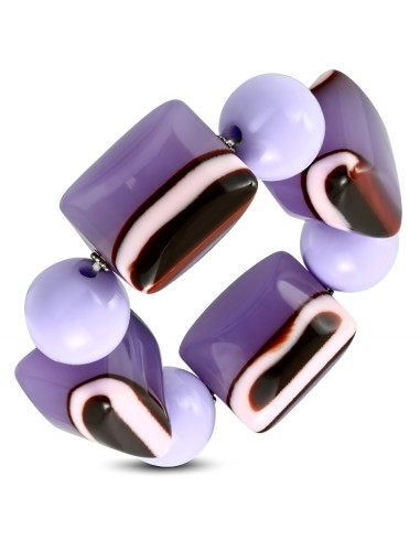 Bracelet violet modèle Bezziate
