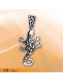 pendentif salamandre argent gecko Etnox