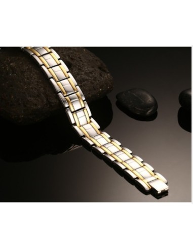 Bracelet magnétique en acier modèle Antonella