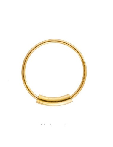 Piercing nez anneau doré 0.8 mm x 8 mm  modèle Boptiste