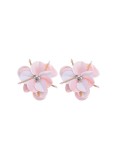 Boucles d'oreilles rose fleur modèle Beguiche