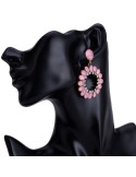 Boucles d'oreilles roses modèle Berange