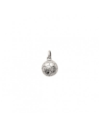 pendentif ballon de football argent