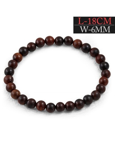 Bracelet Bois marron 6 mm modèle Balladure