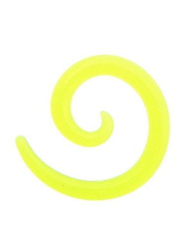 Piercing spirale jaune modèle Burtalam