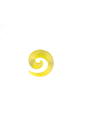 Piercing spirale jaune modèle Benedik