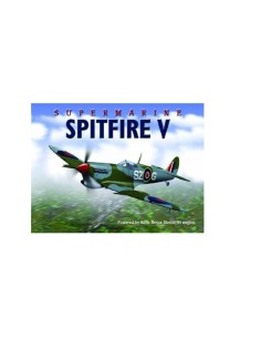 Plaque métal vintage Avion spitfire V 20 cm x 30 cm