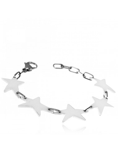 Bracelet étoiles céramique blanc