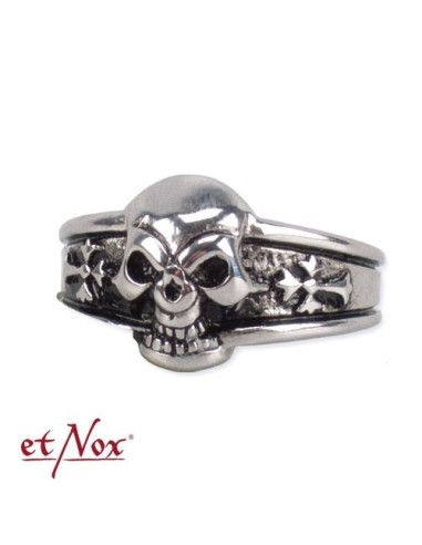 Bague skull acier etNox