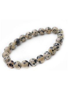 Bracelet jaspe dalmatien spécial petit poignet modèle Alphonsis