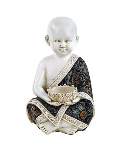 Figurine   Petit moine avec un photophore modèle Beates
