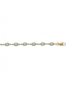 bracelet argent cristal bleubracelet argent cristal bleu