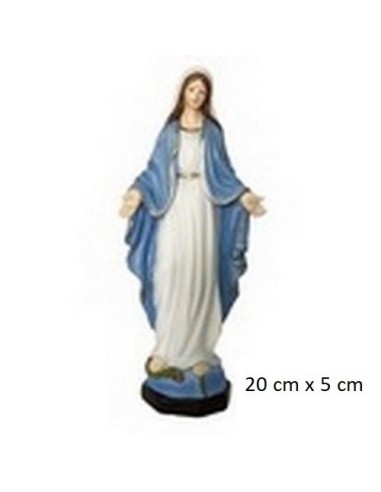 Statuette Vierge Miraculeuse en 20 cm  modèle Bartosse