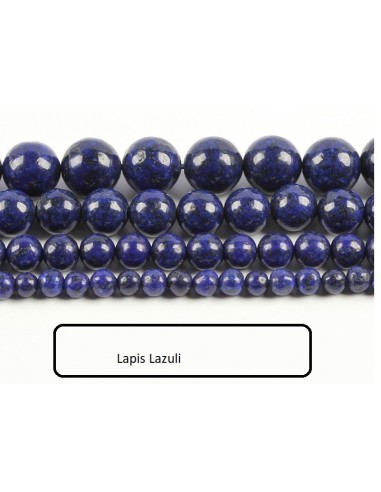 Perle en pierre en Lapis lazuli modèle Berrionne