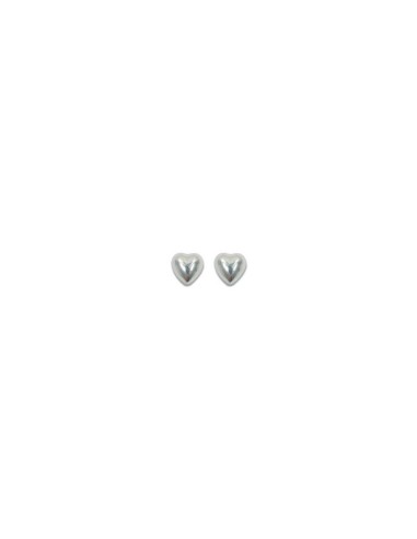 Boucles d'oreilles petit coeur en argent  modèle Dejanay