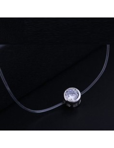 Bracelet Invisible en Fil Nylon et cristal en 6.5 mm modèle Dygobert