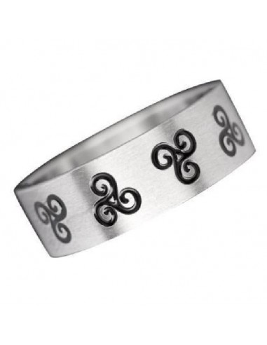 Bague triskell acier