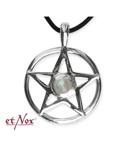 Croix avec pointes fleurs-de-lys Pendentif croix Pierre rouge