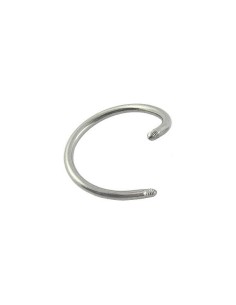 piercing accessoire twist 1.2 mm x 12 mm modèle Akukesse