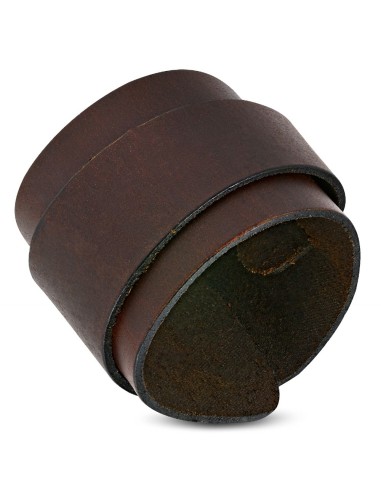 Bracelet cuir marron modèle Aneskasse