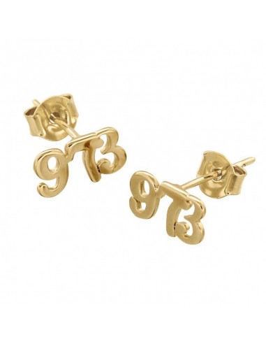 Boucles d'oreille Guyane française en plaqué or