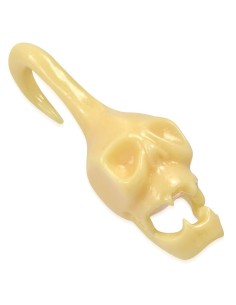 Piercing plug skull acrylique modèle Bydony