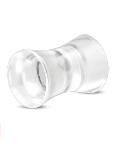 Piercing  plug acrylique transparent modèle Bekyre