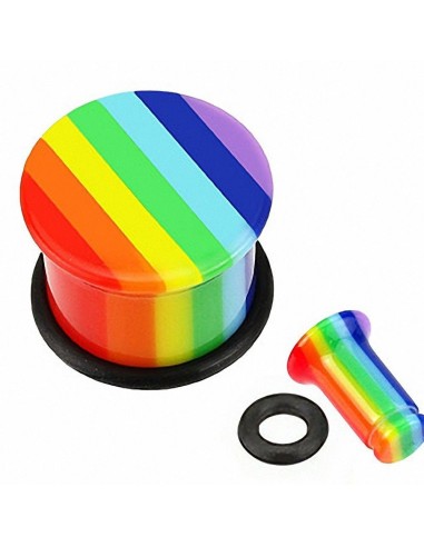 Piercing plug multicolore