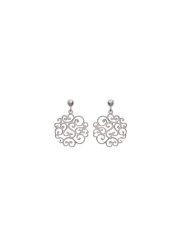 Boucles d'oreilles filigranées en argent