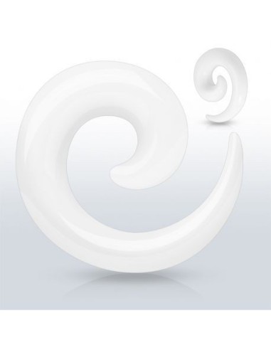 Piercing spirale blanc modèle Antiman