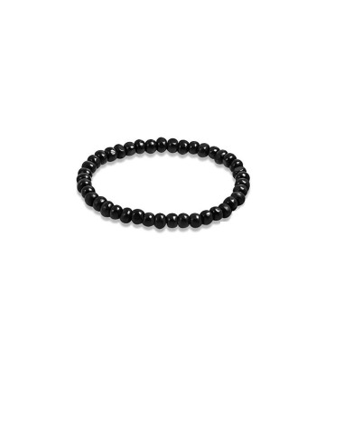 Bracelet Bois noir perles de bois en 8 mm