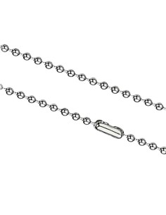 chaîne acier maille boule 60 cm modèle Benat