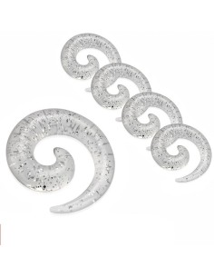 Piercing spirale glitter 7.5 mm modèle Ambras