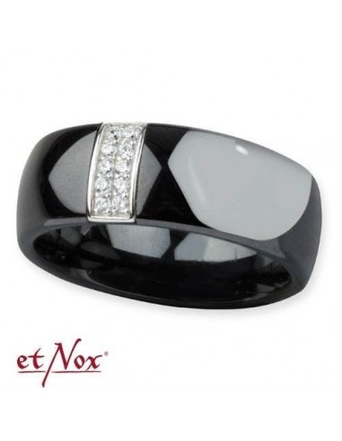 bague céramique noire