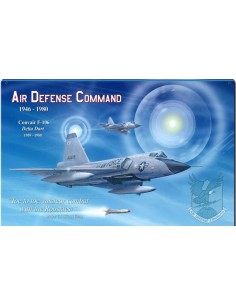 Plaque métal avions Air Defense Command 30 cm x 20 cm