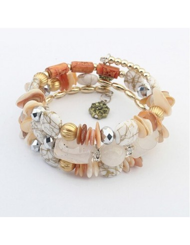bracelet multirang fantaisie