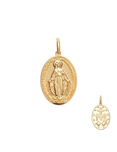 Pendentif Vierge en plaqué or