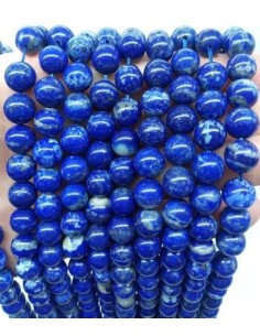 Perle en pierre en Lapis lazuli modèle Berrionne