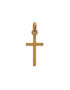 Pendentif croix en plaqué or