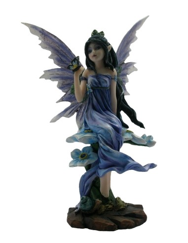 Figurine fée  avec son papillon
