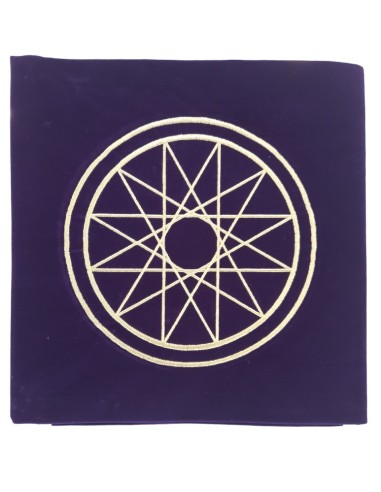 TAPIS tarot pentacle tapis violet