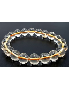Bracelet pierre citrine en 10 mm