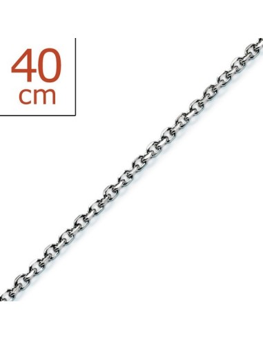 chaîne maille forçat acier 0.7 mm