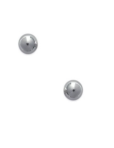 Boucles d'oreilles boules en 8 mm en argent