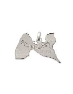pendentif guadeloupe argent