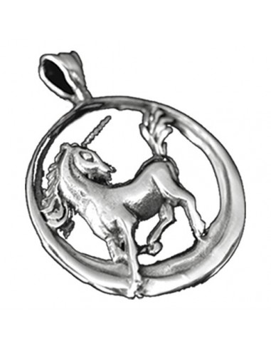 Pendentif licorne argent Augustine