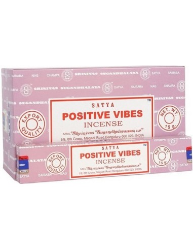 Encens Satya Positive Vibes Lot de deux boîtes