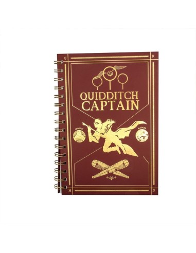 Harry Potter carnet de note Captain Quidditch