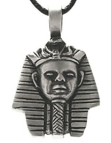 Pendentif pharaon Egypte en étain